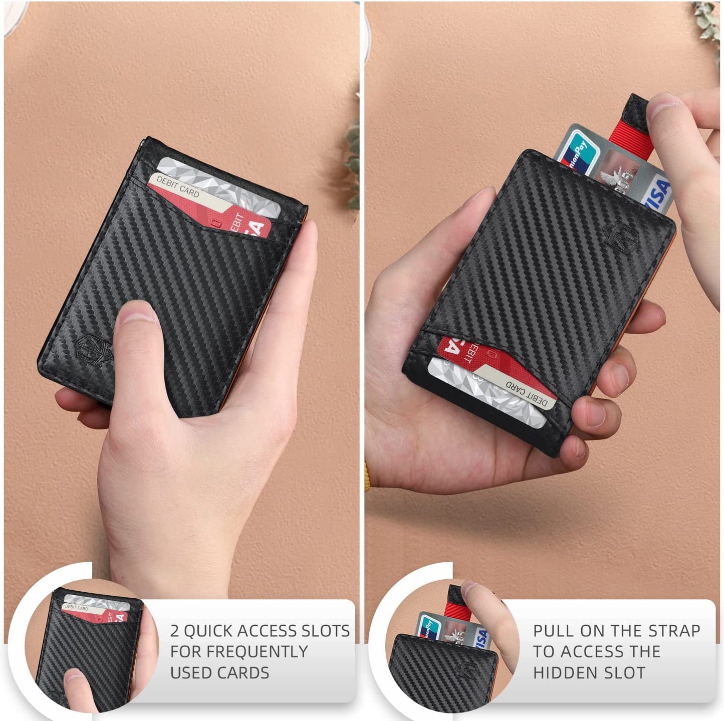 Men Wallet With Money Clip